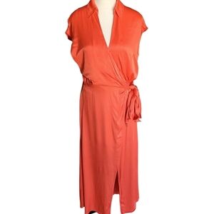 Maeve Orange Midi Dress